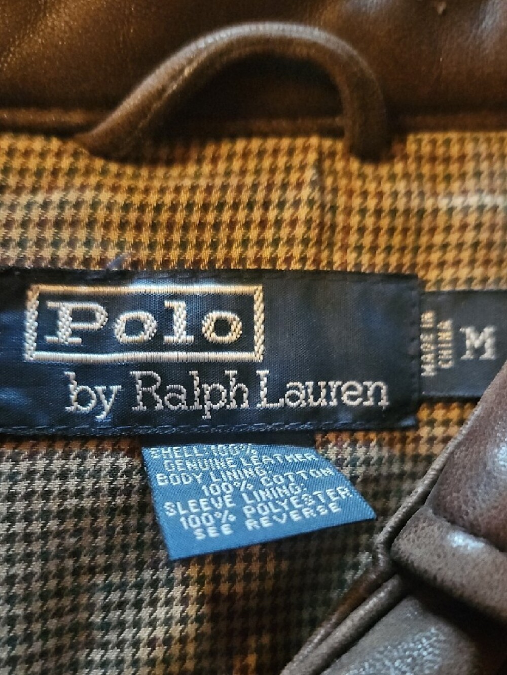 POLO Classic Brown Leather Zip Jacket - Unknown Brand - Picture 2 of 13